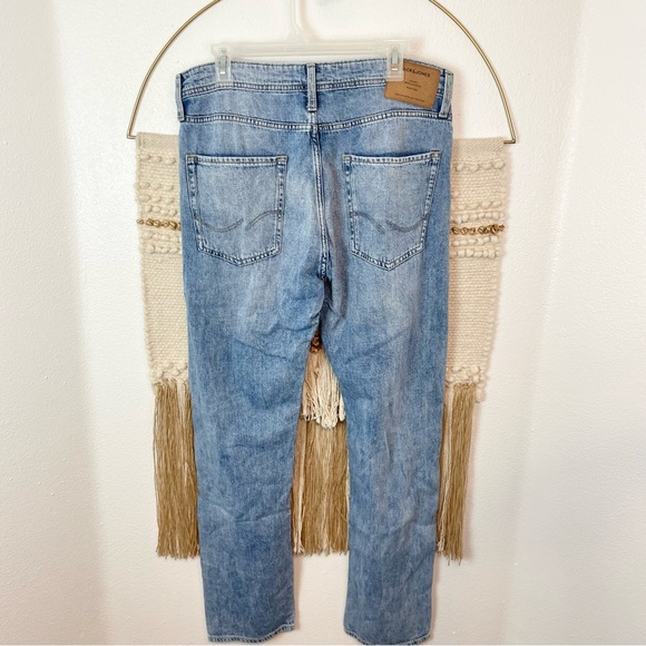 Jack & Jones Loose Chris Distressed Baggy Jeans 32x32 - Picture 7 of 7